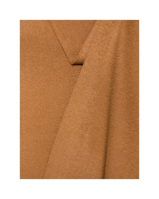 Max Mara Brown Fringed Scarf