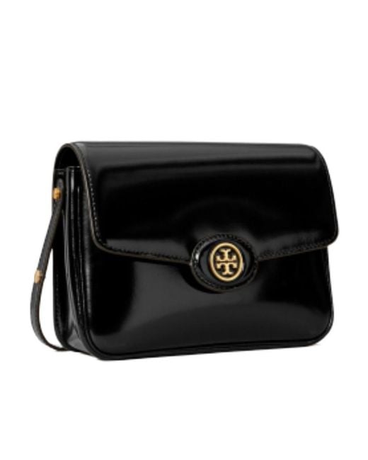 Tory Burch Black Robinson Shoulder Bag