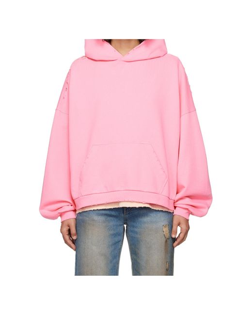 we11done Red Graphic Printed Hoodie
