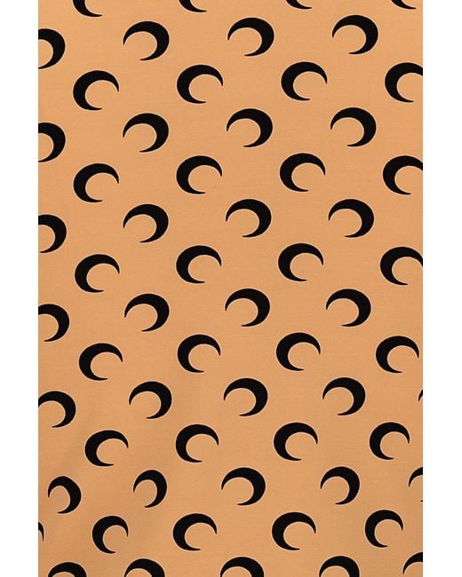 MARINE SERRE Brown Long-Sleeved T-Shirt for men