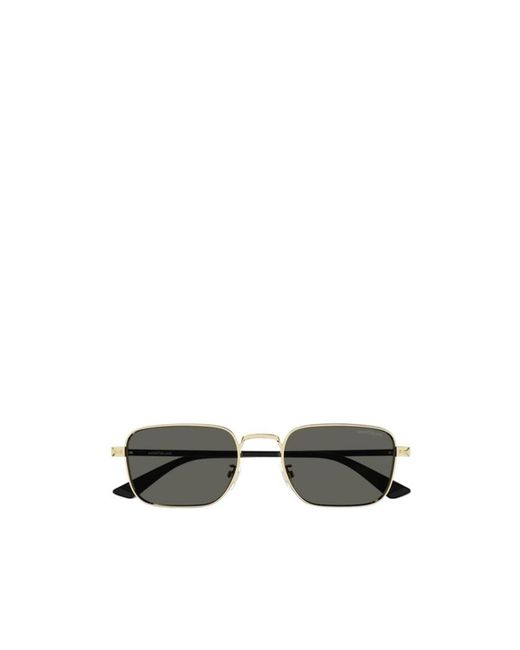 Montblanc Multicolor Eyewear Rectangular Frame Sunglasses for men