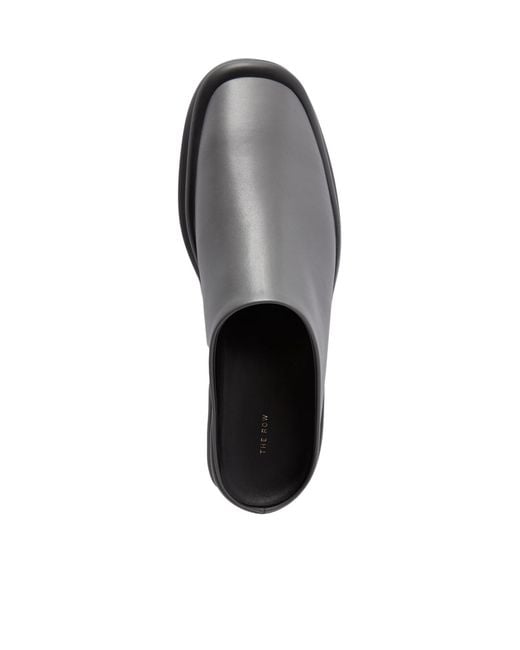The Row Brown Town Leather Clogs