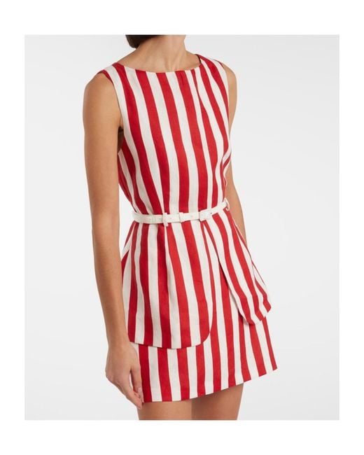 Posse Red Pamela Striped Linen Vest