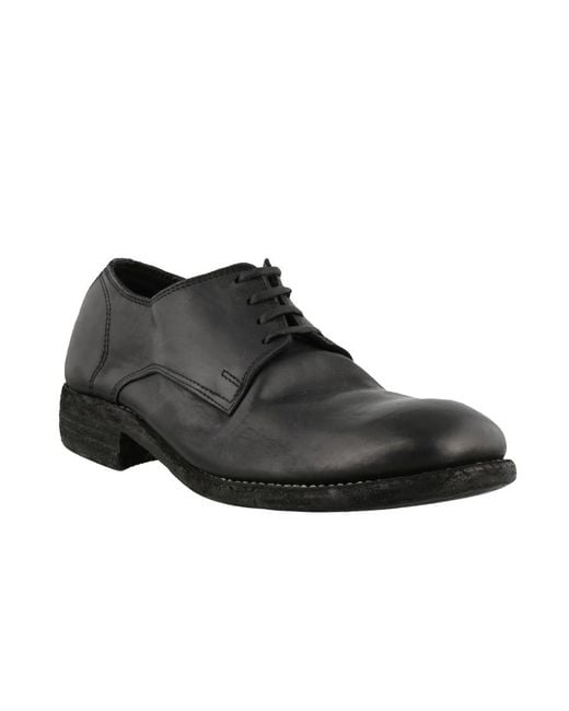 Guidi Black 992X Lace-Up Business Shoes for men