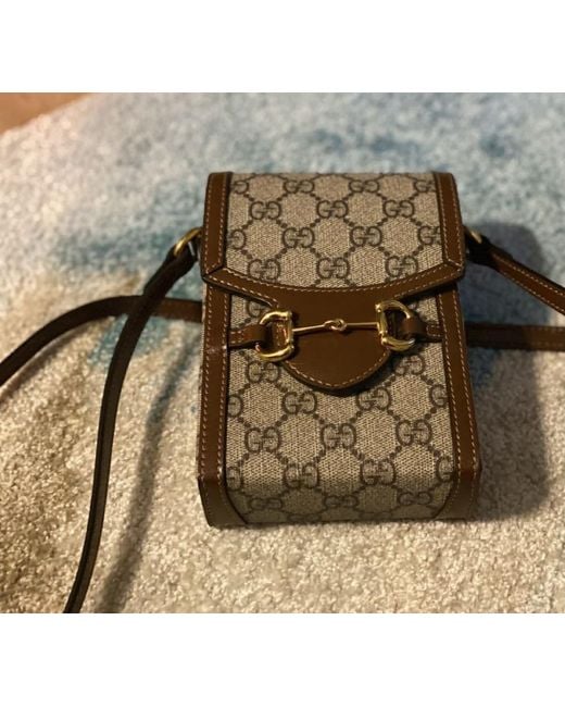 Gucci Natural Horsebit 1955 Mini Crossbody Bag