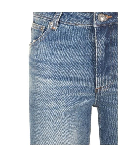 A.P.C. Blue Kylie Straight Leg Jeans