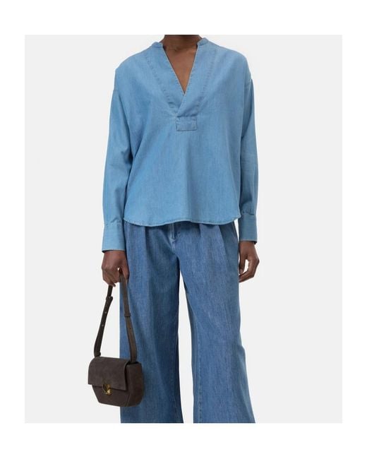 Closed Blue Long Sleeve Shirt