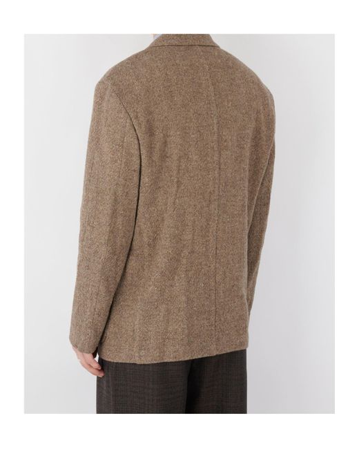 Our Legacy Brown Long-Sleeved Suit Jacket for men