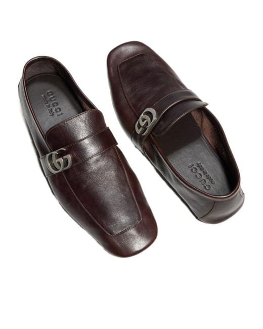Gucci Brown Driver With Double G for men
