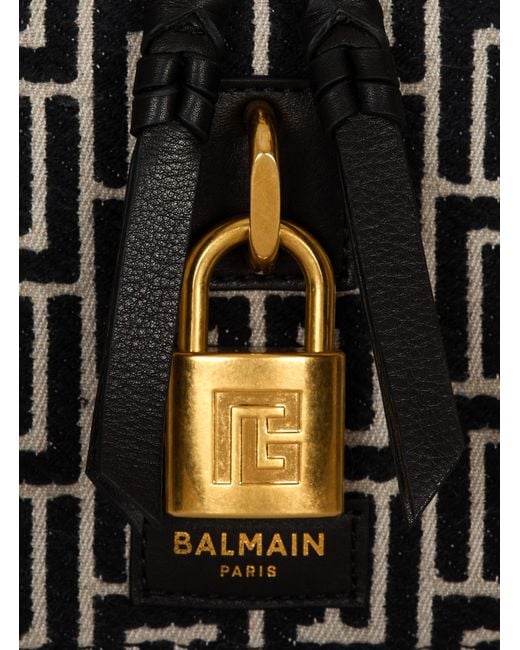 Balmain Black Pulse Vanity Bag