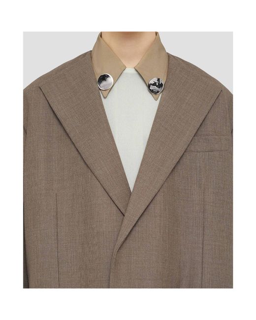 Jil Sander Brown Tailored Jacket for men