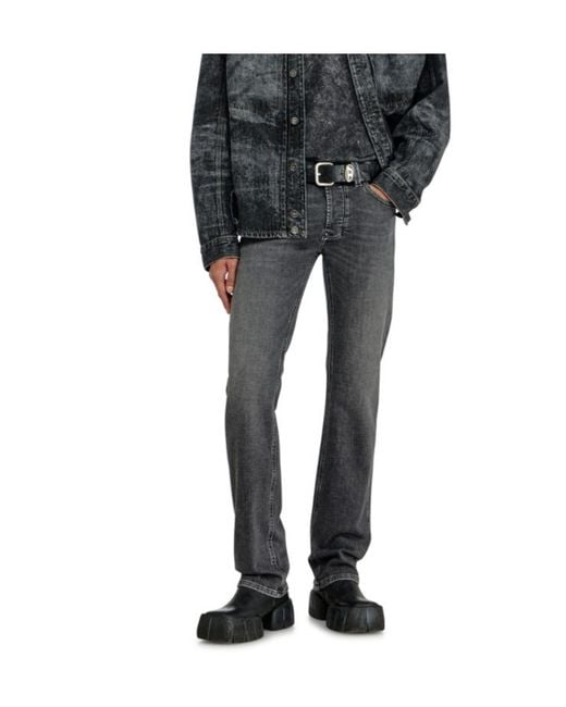 DIESEL Gray 1985 Larkee Straight-Leg Jeans for men