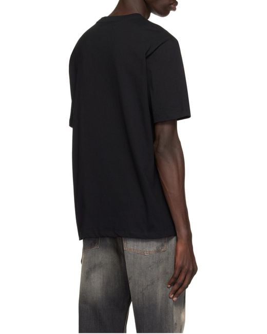 Amiri Black Script Logo T-Shirt for men