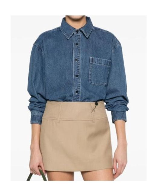 DUNST Blue Long-Sleeved Shirt