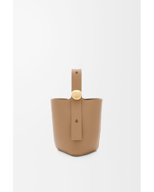 Loewe Natural Mini Pebble Bucket Bag