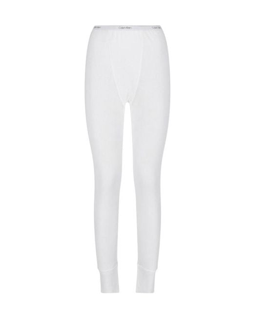 Calvin Klein White Collection Long Pants