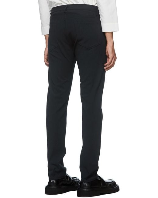 Theory Blue Logo Slim Casual Pants for men