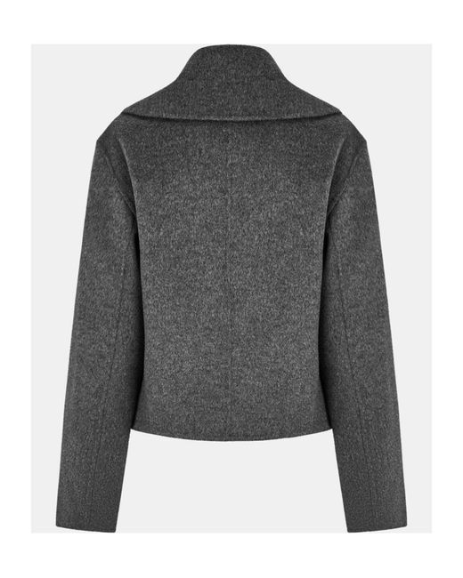 Joseph Gray Double-Breasted Casual Jacket