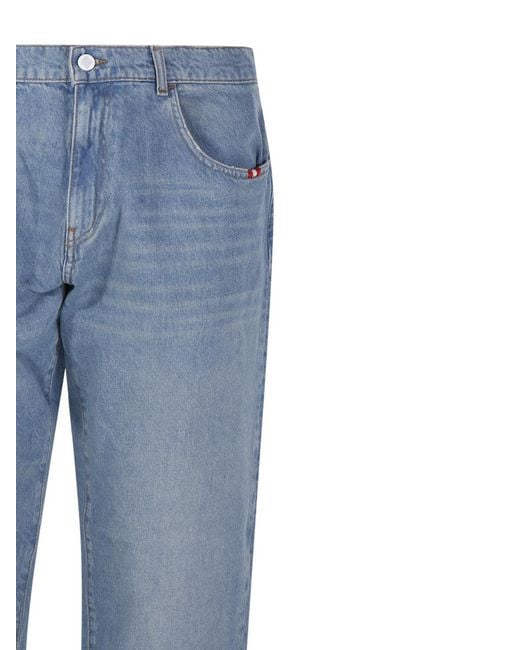 AMISH Blue James Loose-Fit Jeans for men