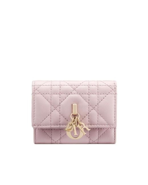 DIOR \"My Dior Veronia\" ウォレット My Dior Veronia Wallet Desert Taupe Cannage Lambskin | DIOR
