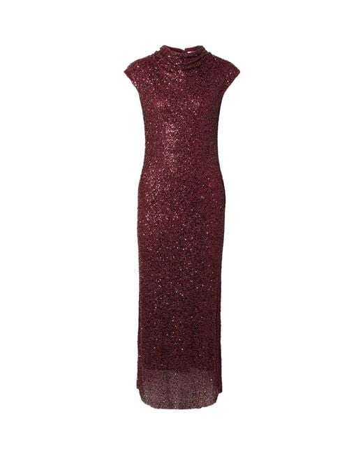Jonathan Simkhai Purple Zaria Cowl Neck Midi Dress