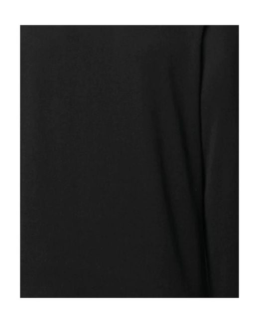 Stone Island Black Fine-Knit Logo-Patch Jumper for men