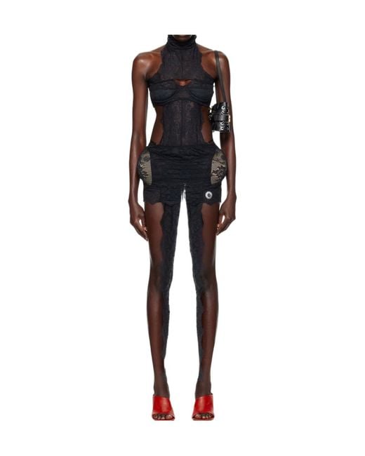 Jean Paul Gaultier Black And Shayne Oliver Collaborate On A Backless Dress