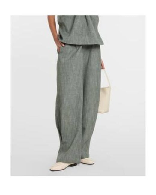 Co. Gray Wide-Leg Casual Pants