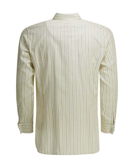Auralee Multicolor Striped Shirt