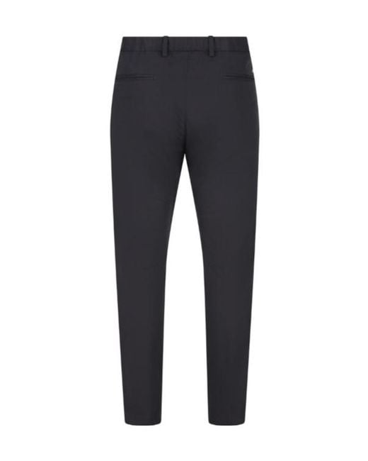 Herno Blue Button Detailed Tapered Trousers for men