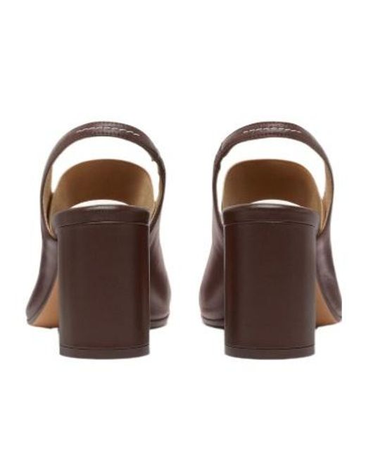 MM6 by Maison Margiela Brown Open-Toe Sandals