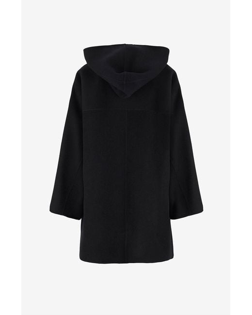 Khaite Black Long-Sleeved Coat
