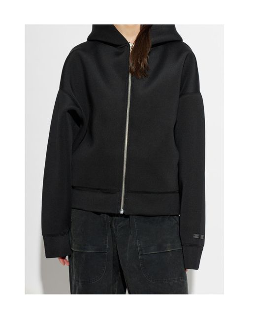 Entire studios Black Zip-Up Hoodie for men