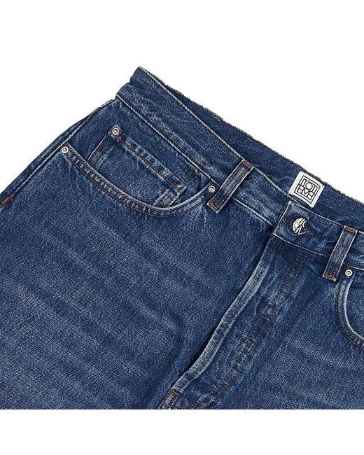 Totême Blue Totême Classic Straight-Leg Jeans