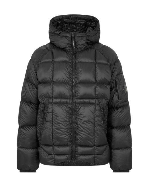 C P Company Black Dd Shell Medium Down Jacket for men