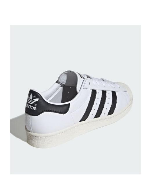 Adidas White Originals Superstar 82 Low-Top Sneakers for men