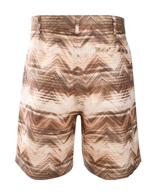 Missoni Natural Printed Shorts for men