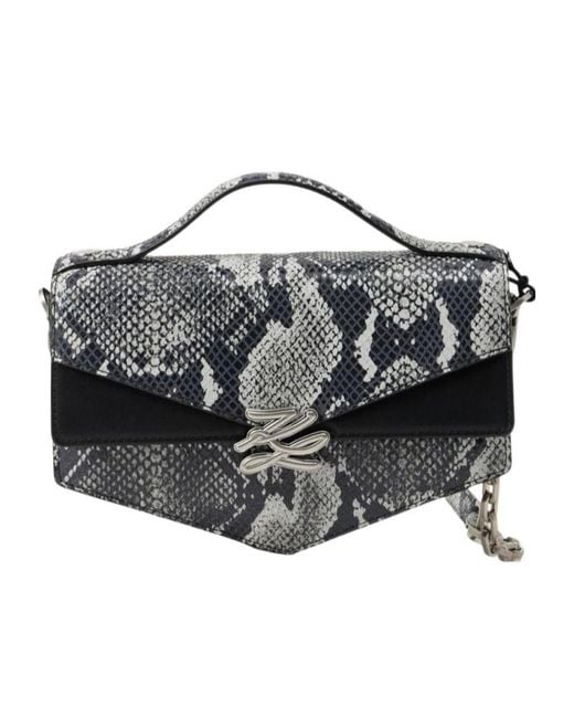 Karl Lagerfeld Black Studio Shoulder Bag