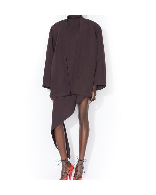 Alaïa Purple Straight Poplin Jacket
