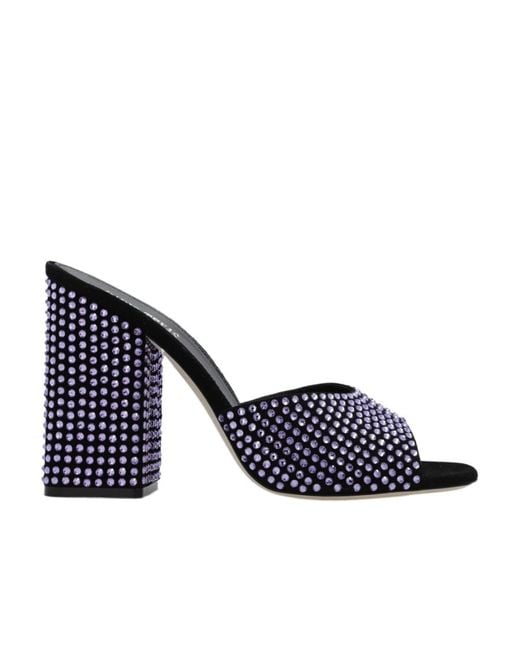 Paris Texas Blue Open-Toed High-Heeled Sandals
