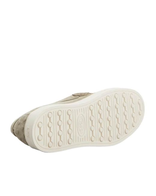Tod's Gray Torba Slip-On Loafers for men