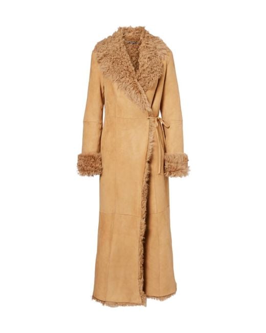 Nour Hammour Natural Long-Sleeved Coat