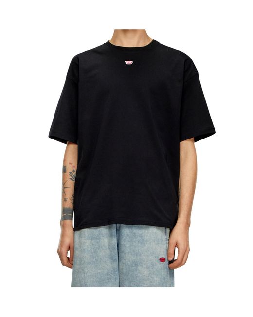 DIESEL Black T-Boxt-D Crewneck T-Shirt for men