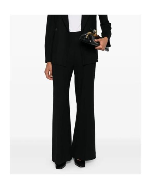Harris Wharf London Black Wool Trousers