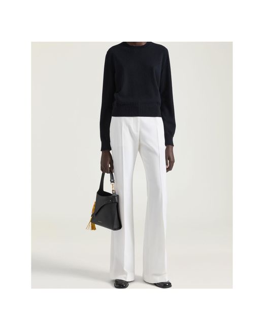 Givenchy White Bootcut Tailored Pants