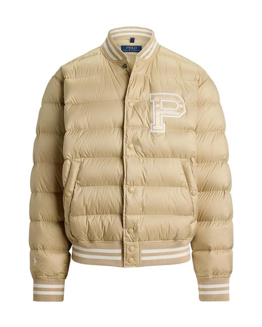 Polo Ralph Lauren Natural Cropped Down Jacket for men
