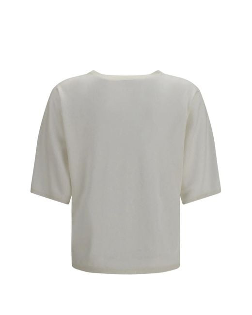Brunello Cucinelli Gray Short-Sleeve T-Shirt