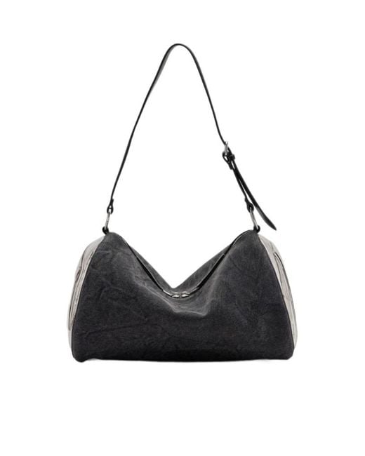 DIESEL Black Load D X Shoulder Bag for men