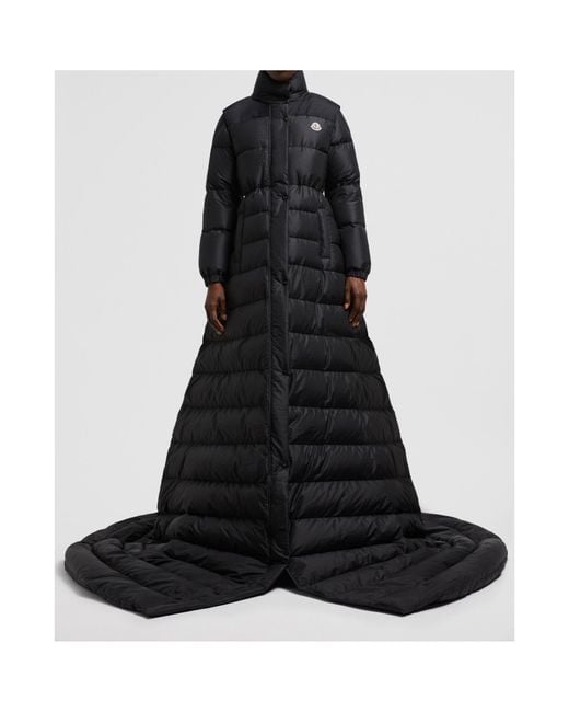 Moncler Black Verone Down Long Coat