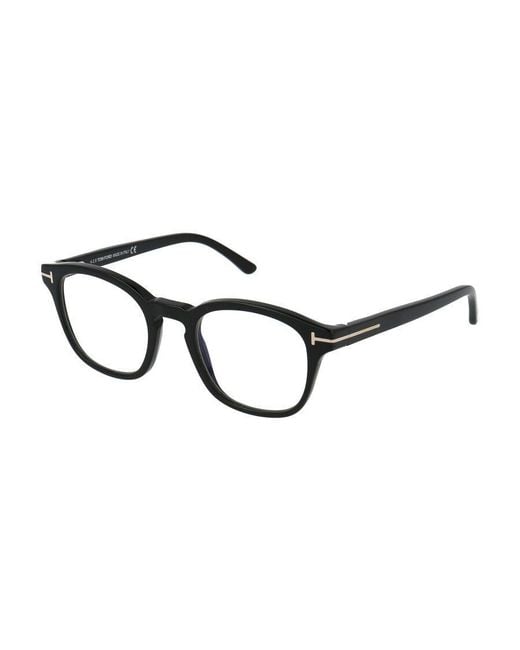 Tom Ford Blue Eyewear Square Frame Glasses